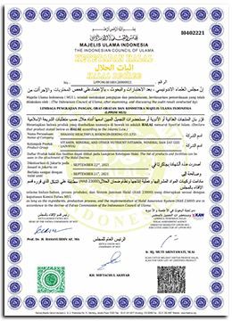 2. MUI-HALAL CERTIFICATE