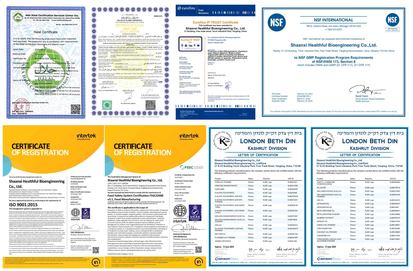 certification
