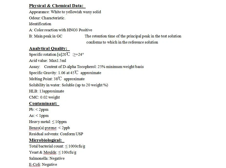 specification